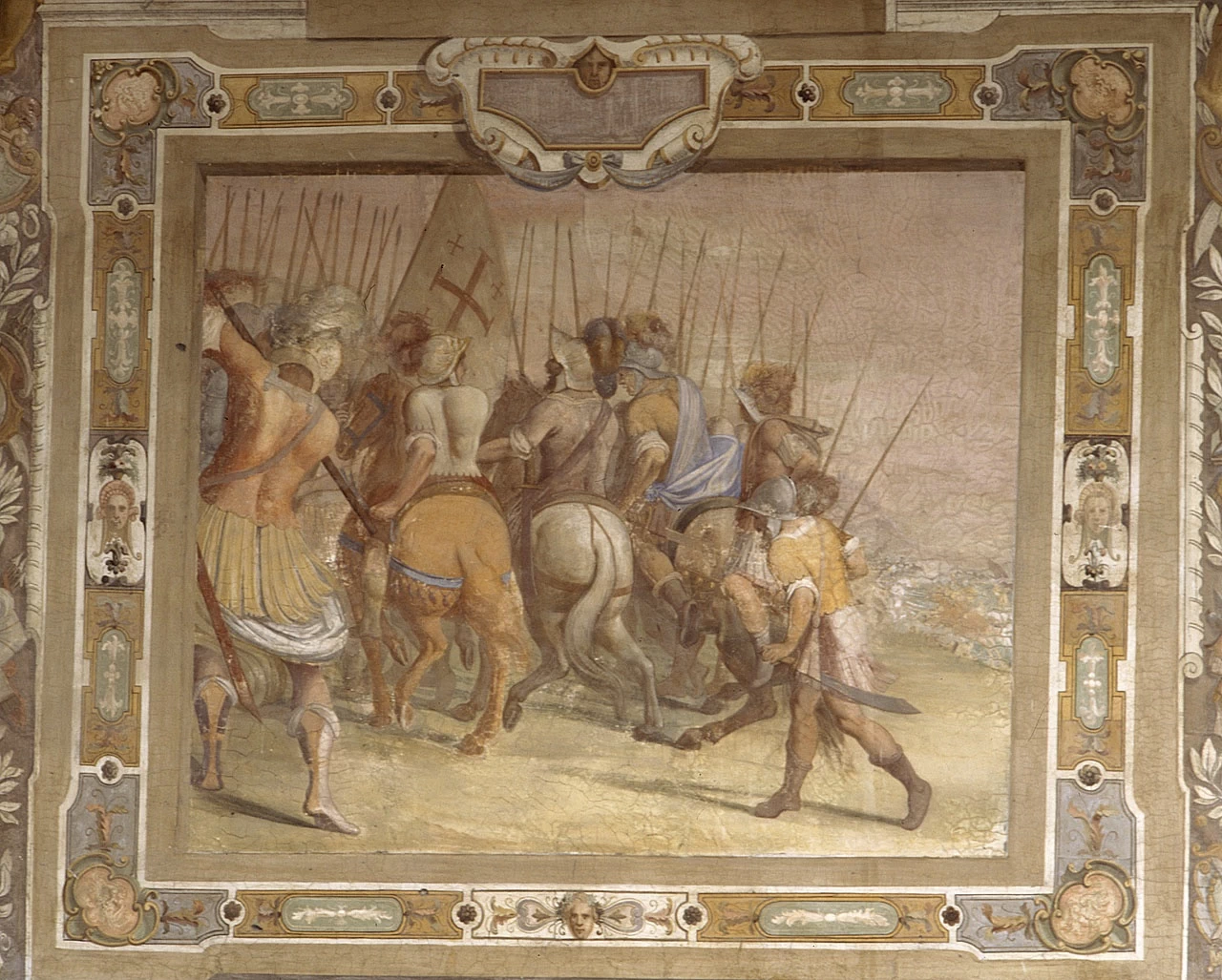 Storia di Goffredo di Buglione - Villa medicea della Petraia, Firenze